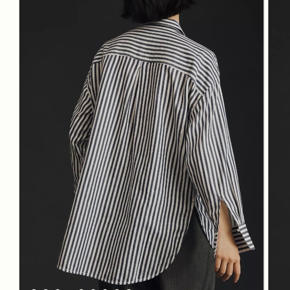 The Anthropologie Bennet Buttondown Shirt by Maeve: Beaded & Sequined Edition - Picture 6 of 14